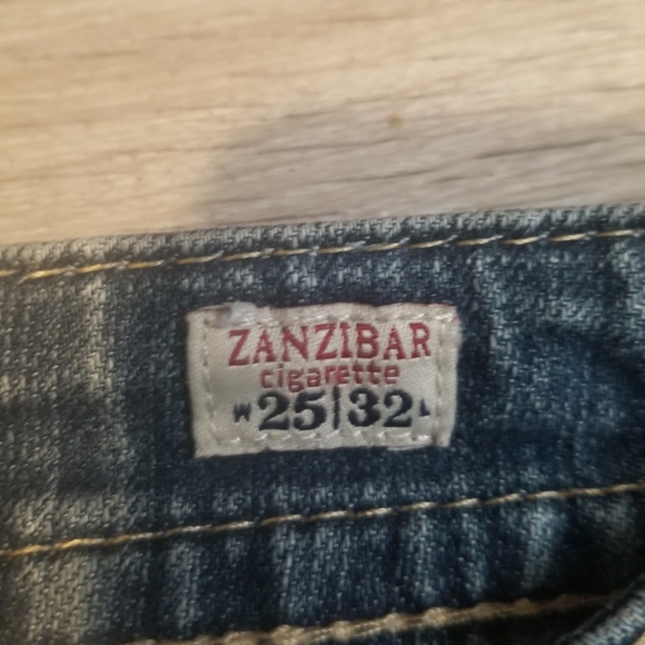 Mek denim women's zanzibar cigarette distressed jeans - Picture 5 of 16